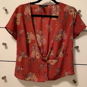 Floral crop top